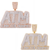 Custom 3D ATM Addicted to Money Rich Simulated Diamond With Chain