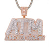 Custom 3D ATM Addicted to Money Rich Simulated Diamond With Chain