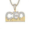 Custom New York City CEO  Simulated Diamond With Chain